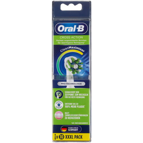 Купить Набор сменных насадок Braun Oral-B EB50RB Cross Action  5409316. Характеристики, отзывы и цены в Донецке