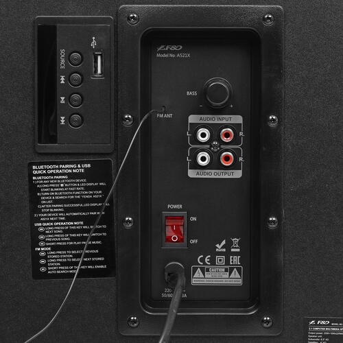 Купить Колонки F&D A521X черный  5424206. Характеристики, отзывы и цены в Донецке