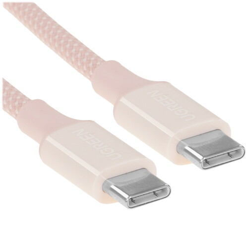 Купить Кабель круглый Ugreen USB Type-C - USB Type-C розовый 1 м  5624656. Характеристики, отзывы и цены в Донецке