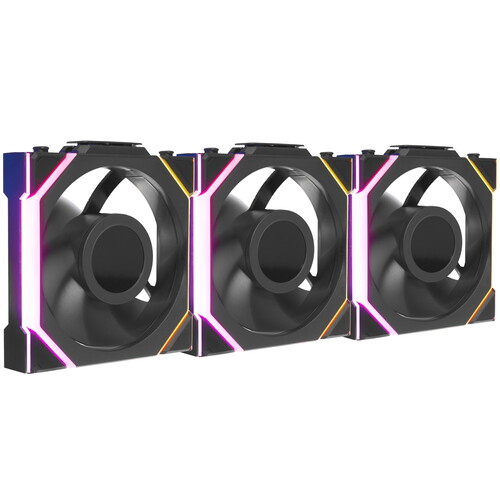 Купить Комплект вентиляторов LIAN LI UNI FAN SL WIRELESS LCD 120 [G99.12SLLCD1W3B.R0] черный  5604348. Характеристики, отзывы и цены в Донецке