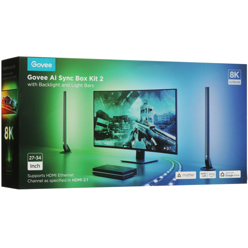 Купить Светодиодный светильник для монитора Govee AI Sync Box Kit черный  5647447. Характеристики, отзывы и цены в Донецке