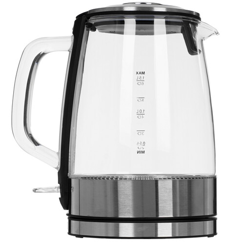 Купить Электрочайник Hyundai HYK-G2403 черный  9228376. Характеристики, отзывы и цены в Донецке