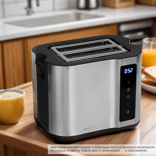 Купить Тостер Reoka RKT-MD806 серебристый  9017696. Характеристики, отзывы и цены в Донецке