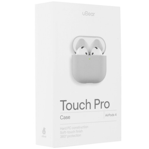 Купить Чехол Ubear для Apple AirPods 4, Apple AirPods 4 Pro, серый  5617339. Характеристики, отзывы и цены в Донецке
