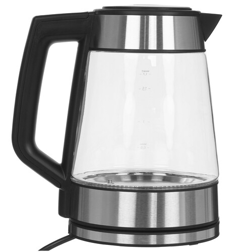 Купить Электрочайник Kitfort KT-6712 серебристый  9220558. Характеристики, отзывы и цены в Донецке