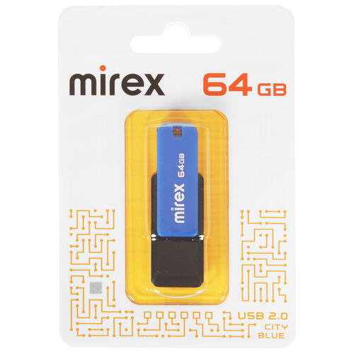 Купить Память USB Flash 64 ГБ Mirex CITY [13600-FMUCIB64]  5459811. Характеристики, отзывы и цены в Донецке