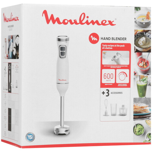 Купить Блендер погружной Moulinex DD5431F0 белый  9299973. Характеристики, отзывы и цены в Донецке