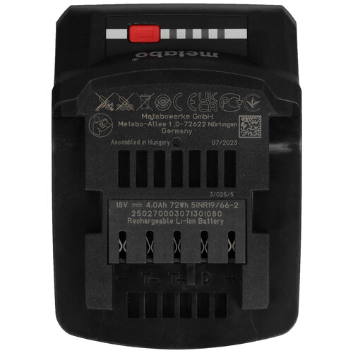 Купить Аккумулятор Metabo 625367000 CAS 18V  5454585. Характеристики, отзывы и цены в Донецке