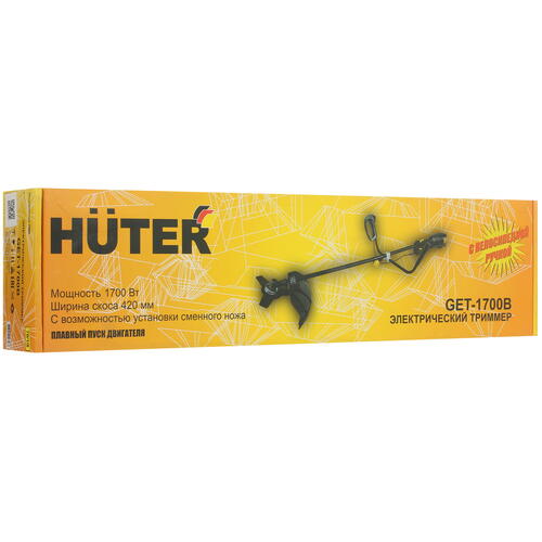 Купить Триммер электрический Huter GET-1700B  8141917. Характеристики, отзывы и цены в Донецке