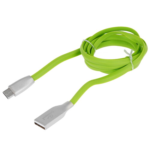 Купить Кабель плоский Cablexpert USB Type-C - USB 2.0 Type-A зеленый 1 м  5485406. Характеристики, отзывы и цены в Донецке