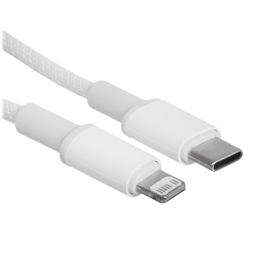 Купить Кабель круглый Baseus Lightning 8-pin - USB Type-C белый 2 м  9260736. Характеристики, отзывы и цены в Донецке
