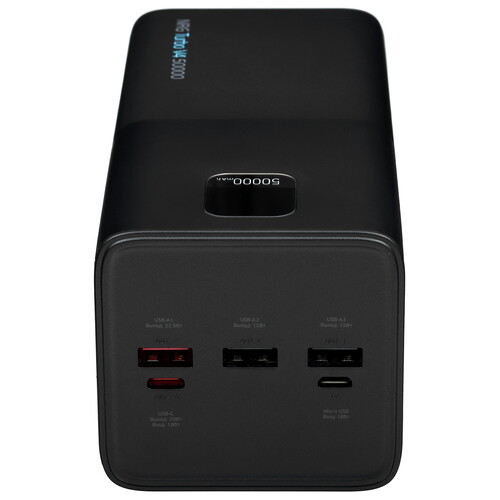 Купить Портативный аккумулятор DEPPA NRG Turbo V4 черный  5605722. Характеристики, отзывы и цены в Донецке