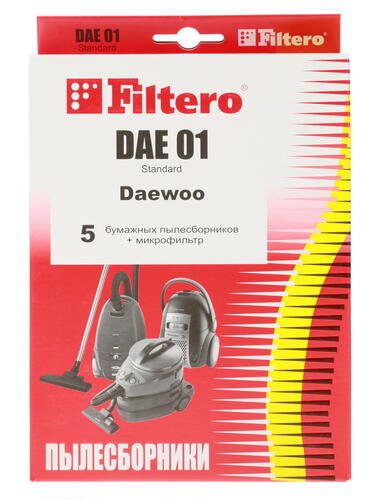 Купить Комплект пылесборник и фильтр Filtero DAE 01 Standard бежевый  6678385. Характеристики, отзывы и цены в Донецке
