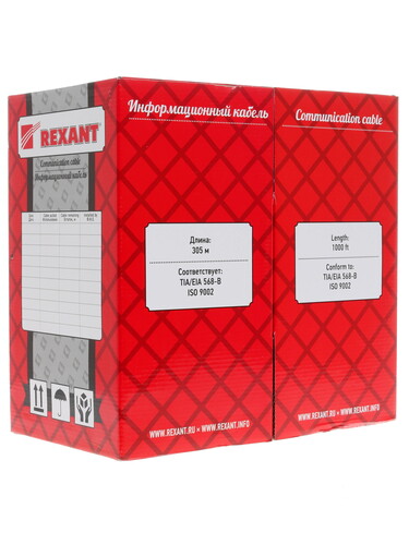 Купить Витая пара Rexant 01-0023  1160918. Характеристики, отзывы и цены в Донецке