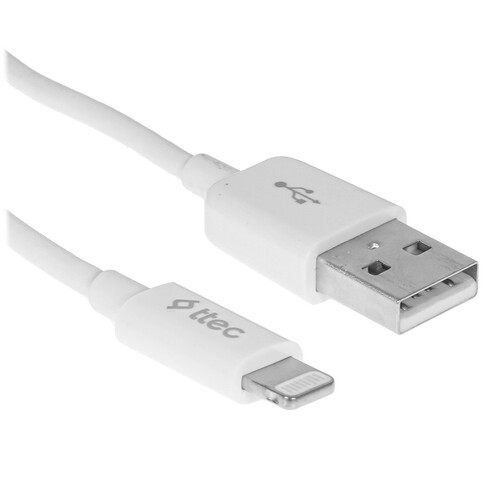 Купить Кабель круглый TTEC Lightning 8-pin MFI - USB 2.0 Type-A белый 1.2 м  9202644. Характеристики, отзывы и цены в Донецке
