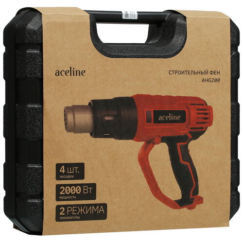 Купить Строительный фен Aceline AHG200  5416905. Характеристики, отзывы и цены в Донецке