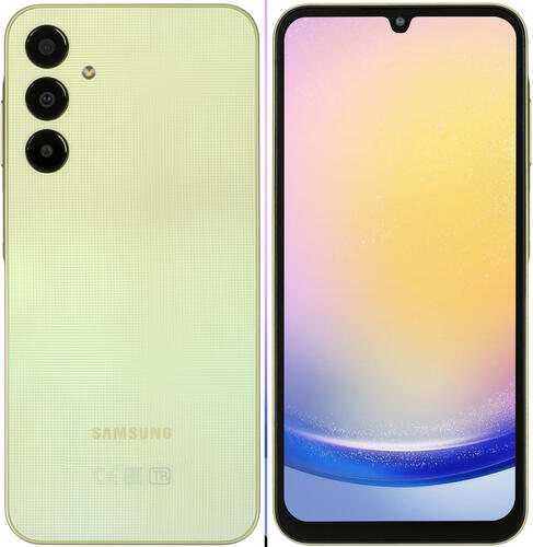 Купить 6.5" Смартфон Samsung Galaxy A25 256 ГБ желтый  5459901. Характеристики, отзывы и цены в Донецке