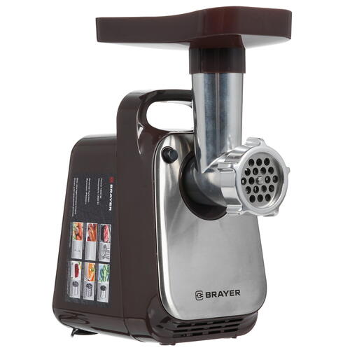 Купить Мясорубка электрическая BRAYER BR1601 коричневый  5301753. Характеристики, отзывы и цены в Донецке
