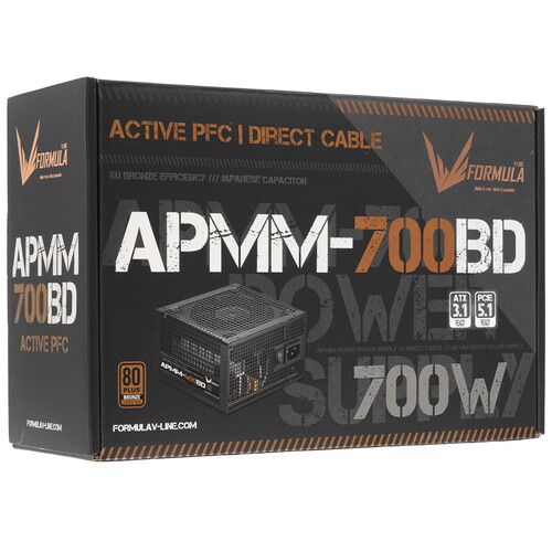 Купить Блок питания Formula APMM-700BD  5614588. Характеристики, отзывы и цены в Донецке