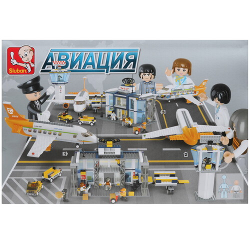 Купить Конструктор Sluban Международный аэропорт  5606700. Характеристики, отзывы и цены в Донецке