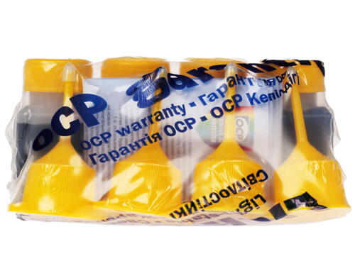Купить Чернила пигментные OCP (BKP-СP/MP/YP225) голубой, желтый, матовый черный, пурпурный  1066181. Характеристики, отзывы и цены в Донецке