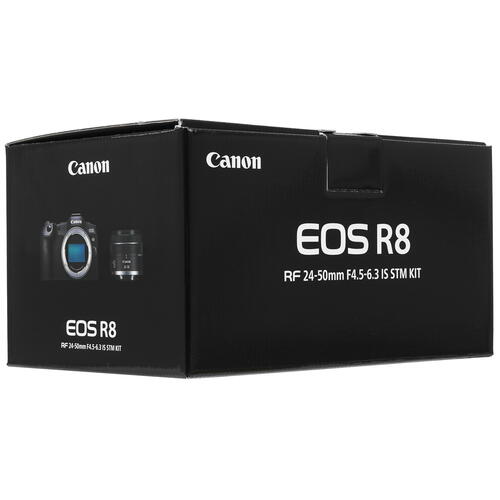 Купить Беззеркальный фотоаппарат Canon EOS R8 Kit RF 24-50mm черный  5421733. Характеристики, отзывы и цены в Донецке