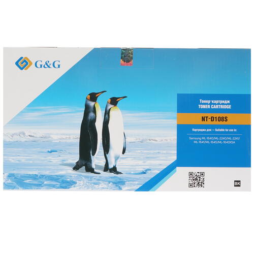 Купить Картридж лазерный G&G NT-D108S черный, с чипом  0186691. Характеристики, отзывы и цены в Донецке