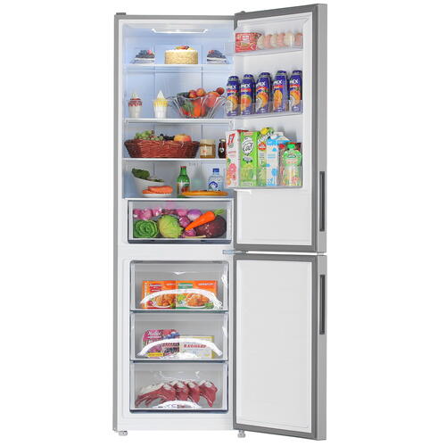 Купить Холодильник с морозильником   Haier CEF535ASD серебристый  5339623. Характеристики, отзывы и цены в Донецке