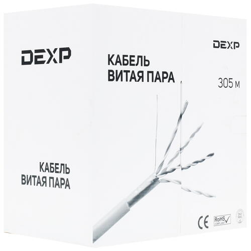 Купить Витая пара DEXP TPFUTP305G  1133430. Характеристики, отзывы и цены в Донецке