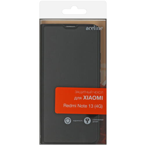 Купить Чехол-книжка  Aceline Kors для Xiaomi Redmi Note 13 черный  5434775. Характеристики, отзывы и цены в Донецке