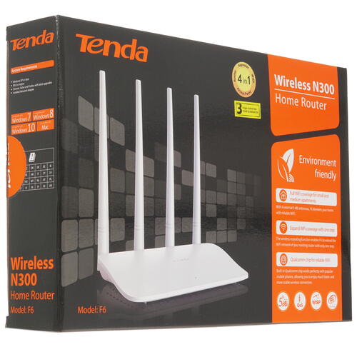 Купить Wi-Fi роутер Tenda F6  4803824. Характеристики, отзывы и цены в Донецке