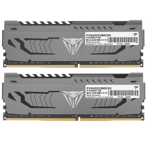 Купить Оперативная память Patriot Viper Steel [PVS432G360C8K] 32 ГБ  1697782. Характеристики, отзывы и цены в Донецке