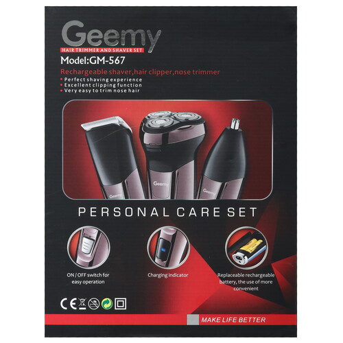 Купить Электробритва Geemy GM-567  5492143. Характеристики, отзывы и цены в Донецке