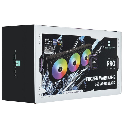 Купить Система охлаждения Thermalright Frozen Warframe Pro 360 ARGB черная  5615819. Характеристики, отзывы и цены в Донецке