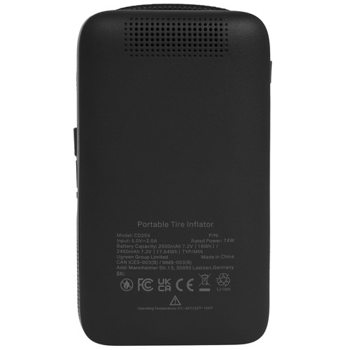 Купить Компрессор Ugreen CD259 Portable Tire Inflator  9195731. Характеристики, отзывы и цены в Донецке