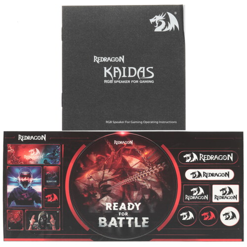 Купить Колонки Redragon Kaidas черный  9205257. Характеристики, отзывы и цены в Донецке