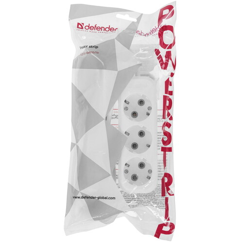 Купить Удлинитель Defender R330 белый  9231113. Характеристики, отзывы и цены в Донецке