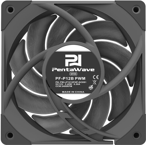 Купить Вентилятор PentaWave PF-P12B [PF-P12BPWM] черный  9197201. Характеристики, отзывы и цены в Донецке