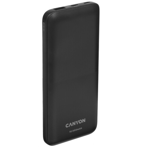 Купить Портативный аккумулятор Canyon PB-1010 черный  9134275. Характеристики, отзывы и цены в Донецке