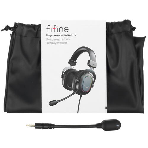 Купить Проводные наушники Fifine H6 черный 2022  5032784. Характеристики, отзывы и цены в Донецке