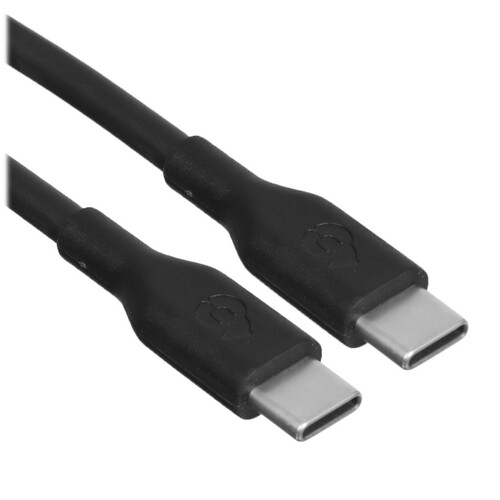 Купить Кабель круглый uBear USB Type-C - USB Type-C черный 2 м  5466118. Характеристики, отзывы и цены в Донецке