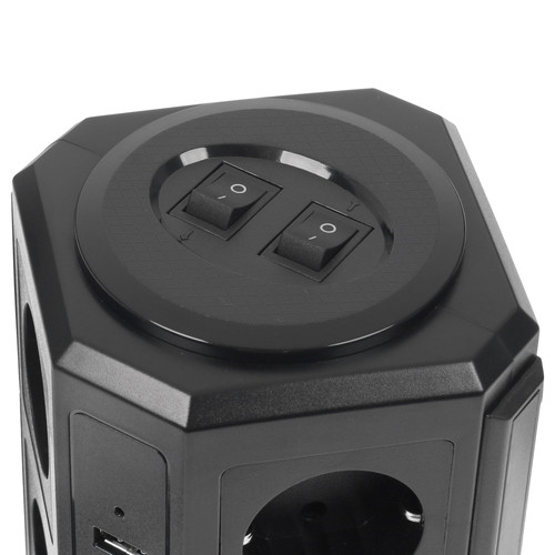 Купить Сетевой фильтр QUMO Power Tower Pro черный  1639069. Характеристики, отзывы и цены в Донецке