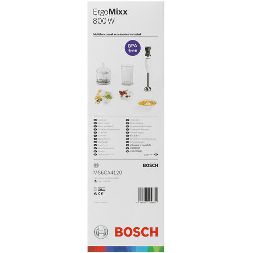 Купить Блендер погружной Bosch MS6CA4120 белый  5079296. Характеристики, отзывы и цены в Донецке