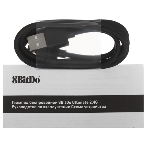 Купить Геймпад беспроводной/проводной 8BitDo Ultimate 2.4G черный  5443925. Характеристики, отзывы и цены в Донецке
