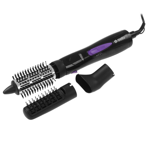 Купить Фен-щетка DELTA DL-0432R черный/фиолетовый  9235580. Характеристики, отзывы и цены в Донецке