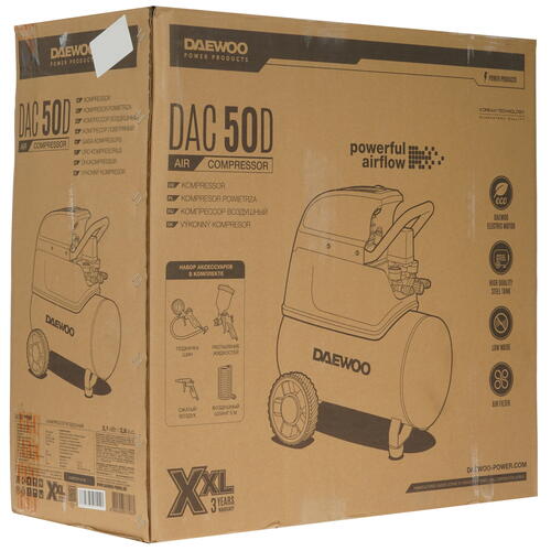 Купить Компрессор поршневой масляный Daewoo DAC 50D  5347855. Характеристики, отзывы и цены в Донецке