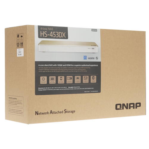 Купить Сетевое хранилище (NAS) QNAP HS-453DX-8G  1392621. Характеристики, отзывы и цены в Донецке