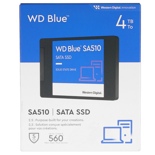 Купить 4000 ГБ 2.5" SATA накопитель WD Blue SA510  5452111. Характеристики, отзывы и цены в Донецке