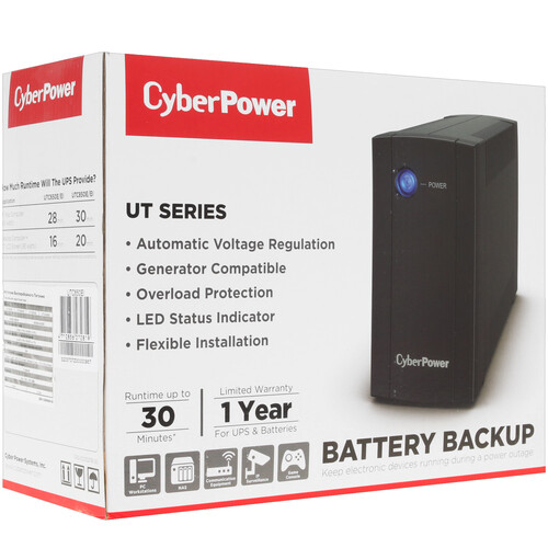 Купить ИБП CyberPower UTC650EI  1228962. Характеристики, отзывы и цены в Донецке