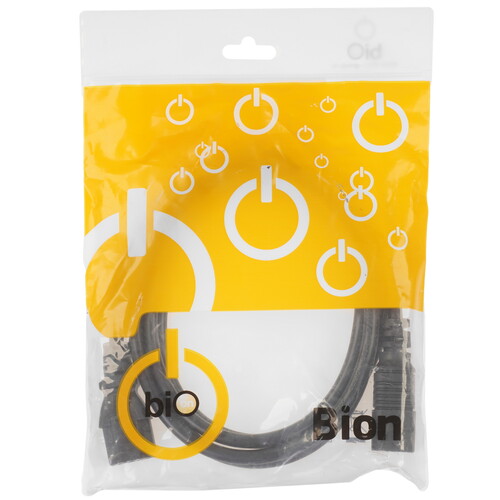 Купить Кабель питания Bion IEC C13 - IEC C14  5612943. Характеристики, отзывы и цены в Донецке